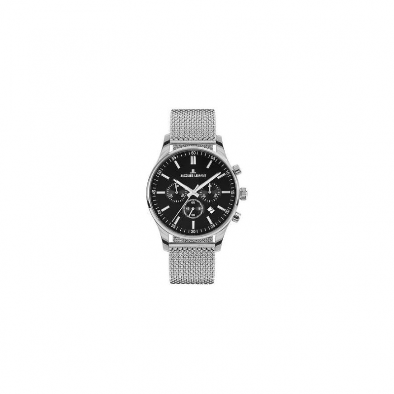 Jacques Lemans Herrenuhr 1-2025.1F Edelstahl