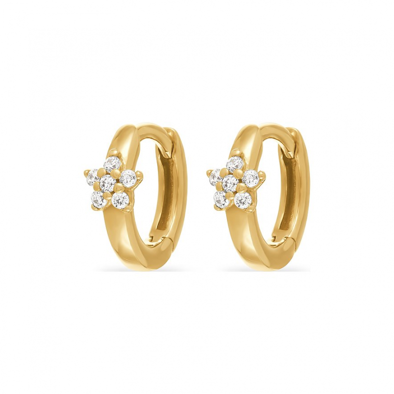 FAVS Little Friends Creolen 88441311 375er Gelbgold – Bild 1 von 3