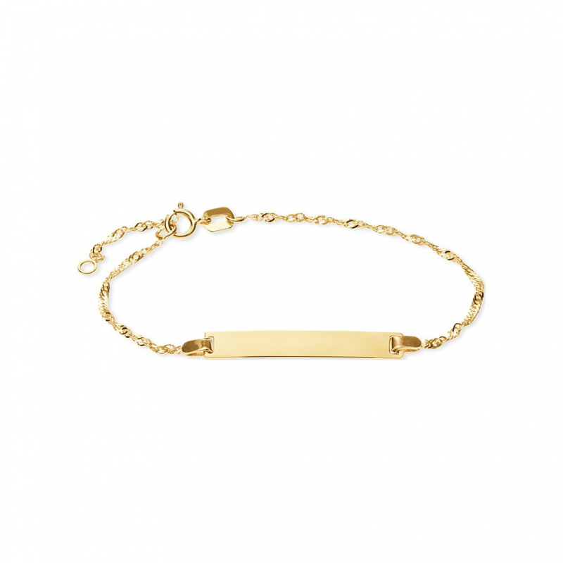 FAVS Little Friends I.D.-Armband 88442903 375er Gelbgold – Bild 1 von 2