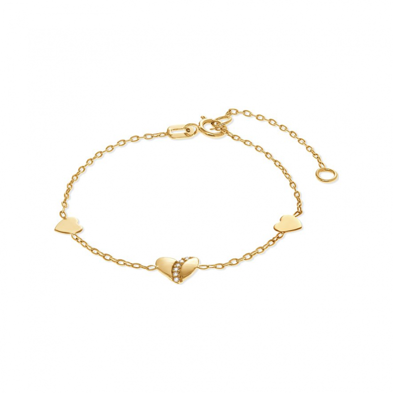 FAVS Armband 88443055 375er Gelbgold – Bild 1 von 2