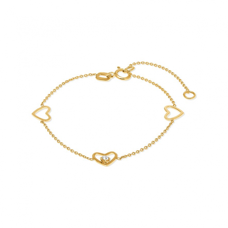 FAVS Armband 88443063 375er Gelbgold – Bild 1 von 2