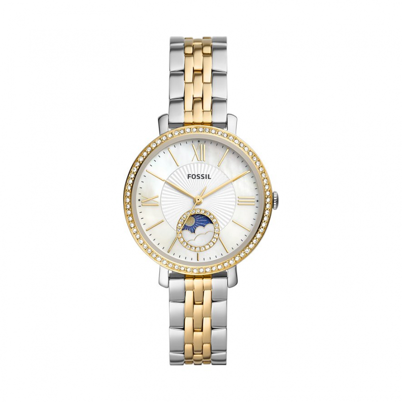 Fossil Damenuhr Jacqueline ES5166 Edelstahl – Bild 1 von 3