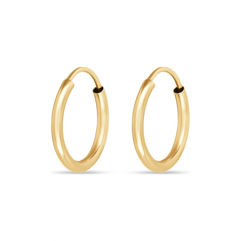 FAVS Creolen 88466403 375er Gelbgold – Bild 1 von 3
