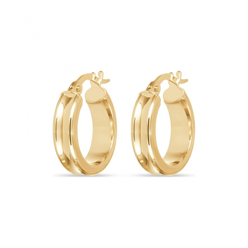 FAVS Creolen 88466471 375er Gelbgold – Bild 1 von 3