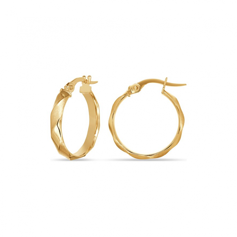 FAVS Creolen 88466501 375er Gelbgold – Bild 1 von 3