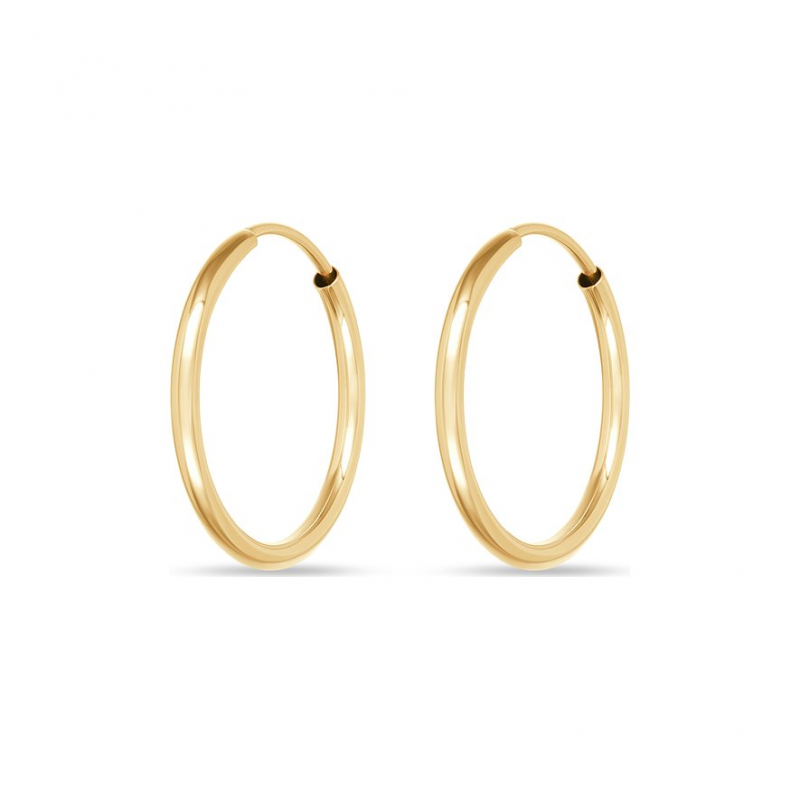 FAVS Creolen 88466543 375er Gelbgold – Bild 1 von 3