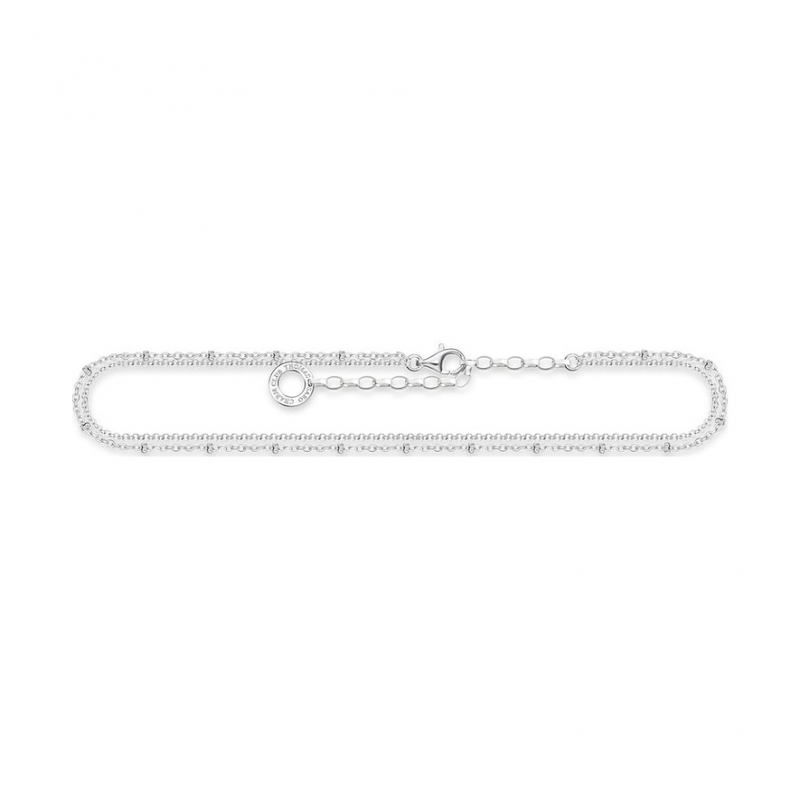 Thomas Sabo Fußkette Charming AK0030-001-21-L27V 925er Silber