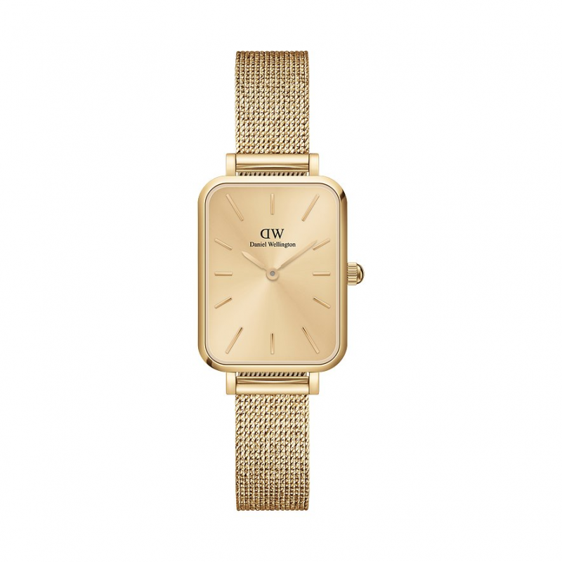 Daniel Wellington Damenuhr Quadro DW.DW00100485 Edelstahl – Bild 1 von 2