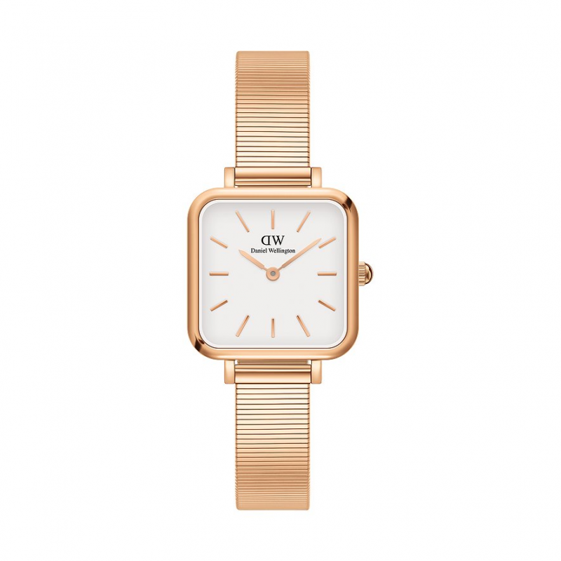 Daniel Wellington Damenuhr Quadro DW.DW00100517 Edelstahl – Bild 1 von 2
