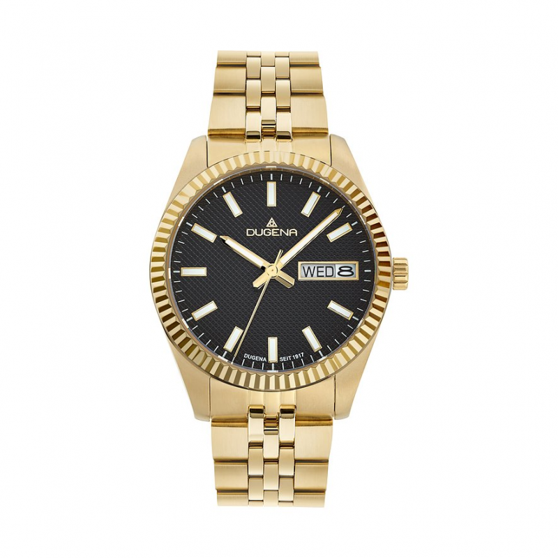 Dugena Herrenuhr Vento 4461071 Edelstahl