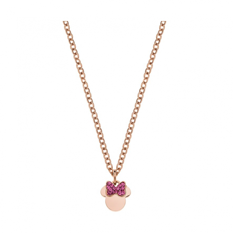 Disney Kinderkette N600583PRPL-B Edelstahl