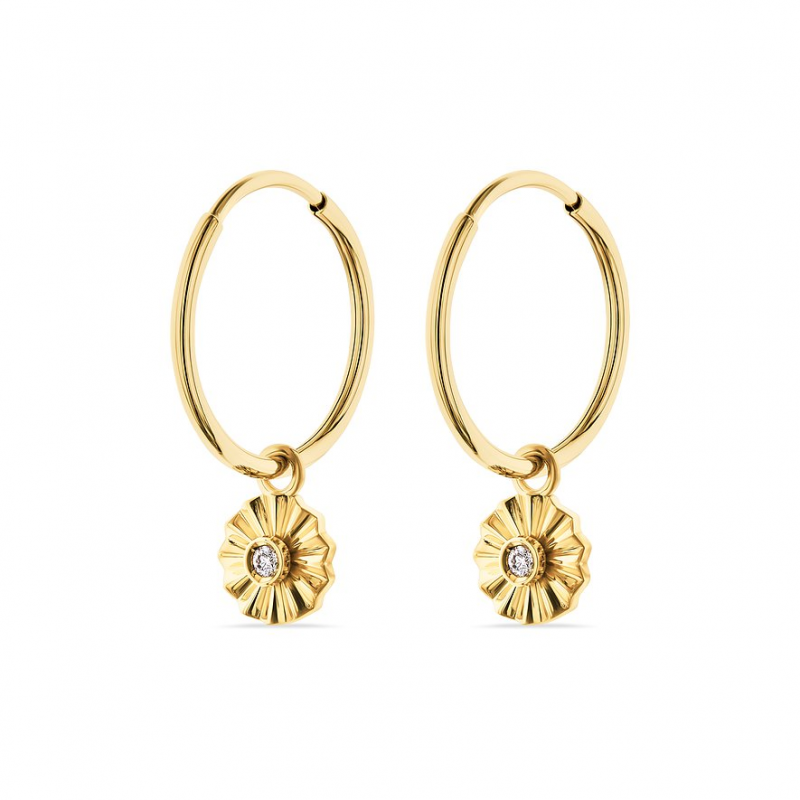 Valeria Creole 88568648 375er Gelbgold – Bild 1 von 3