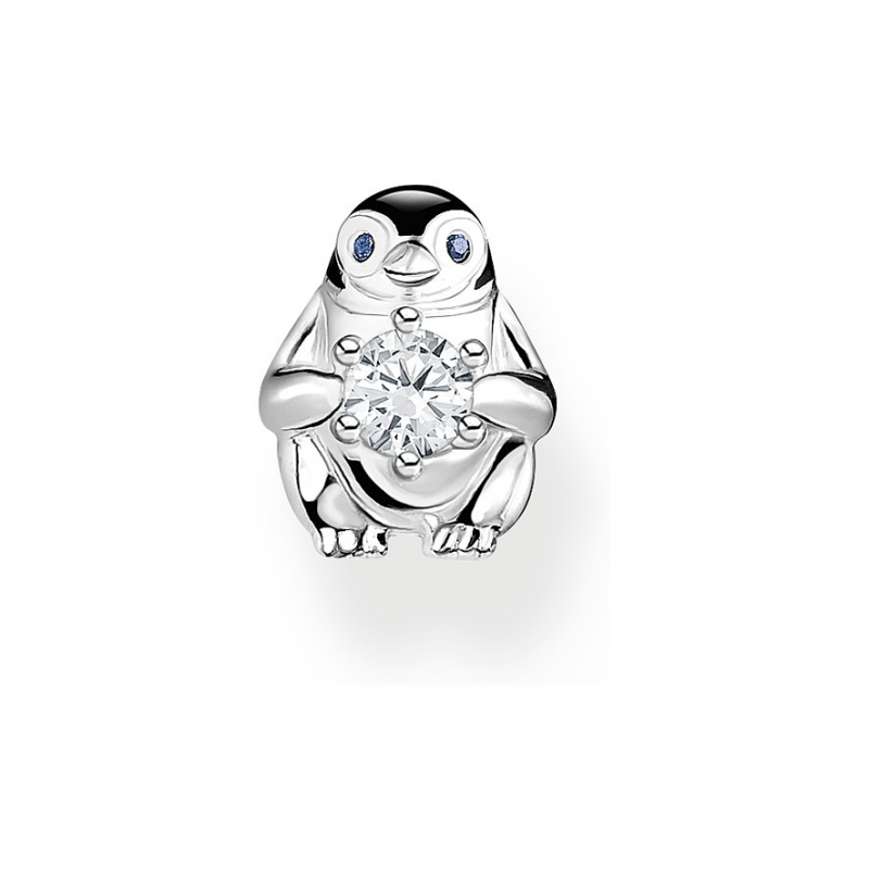 Thomas Sabo Einzelner Ohrschmuck Charming H2258-041-7 925er Silber, Emaille – Bild 1 von 2