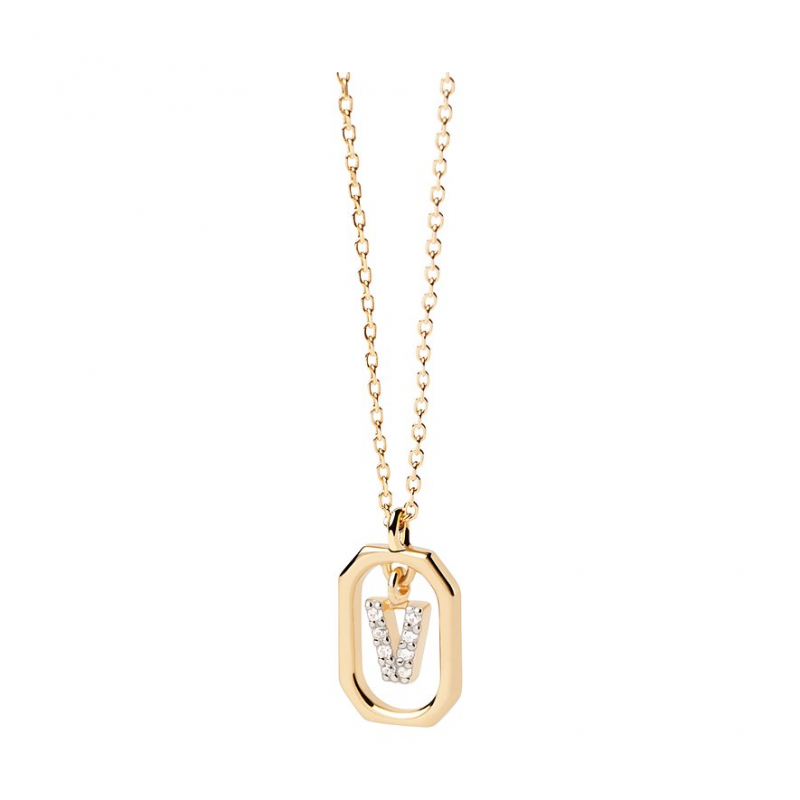 PdPaola Kette Mini Letters CO01-533-U 925er Silber – Bild 1 von 2