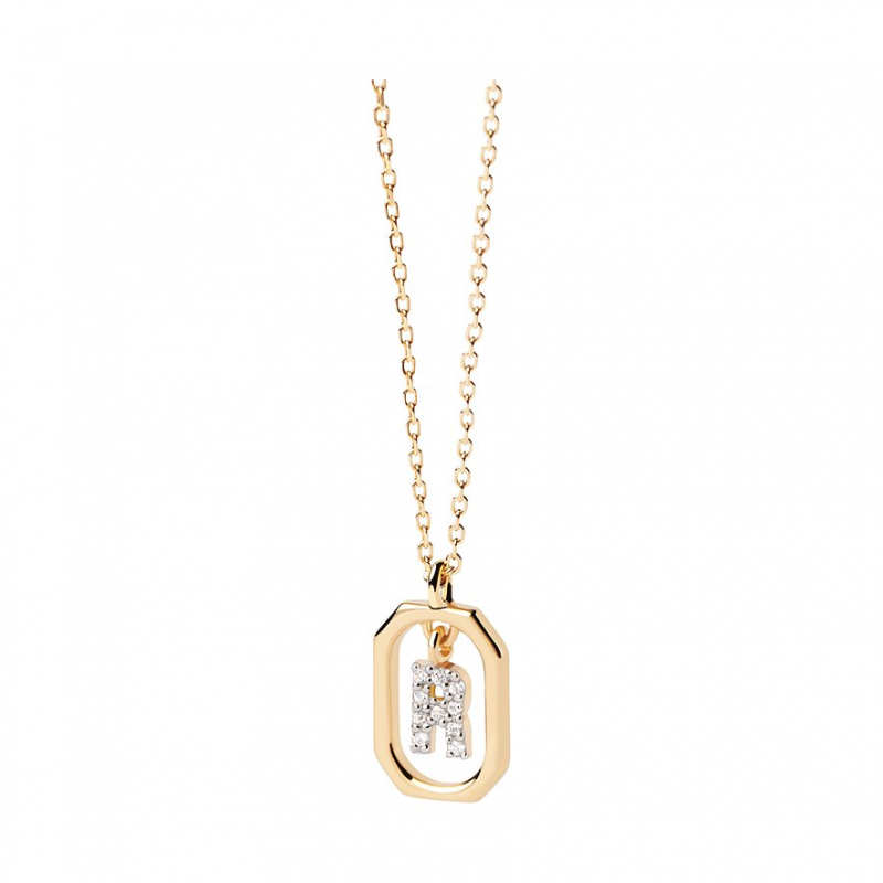PdPaola Kette Mini Letters CO01-529-U 925er Silber