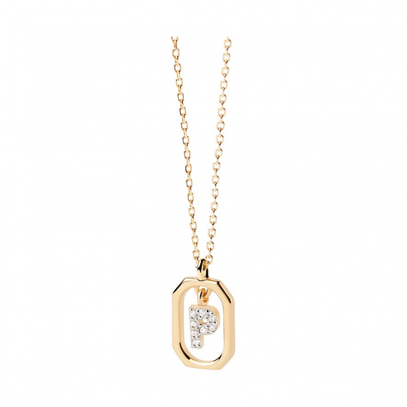PdPaola Kette Mini Letters CO01-527-U 925er Silber