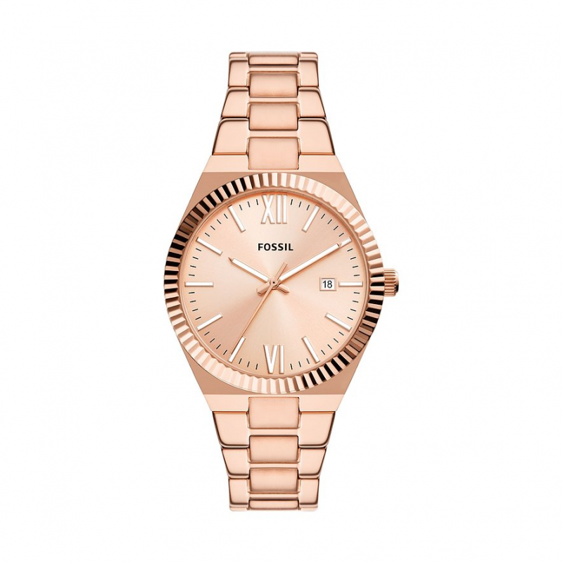 Fossil Damenuhr Scarlette ES5258 Edelstahl – Bild 1 von 3