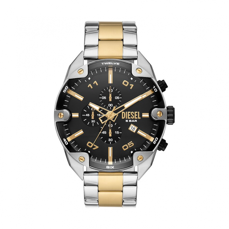 Diesel Chronograph Spiked DZ4627 Edelstahl – Bild 1 von 3