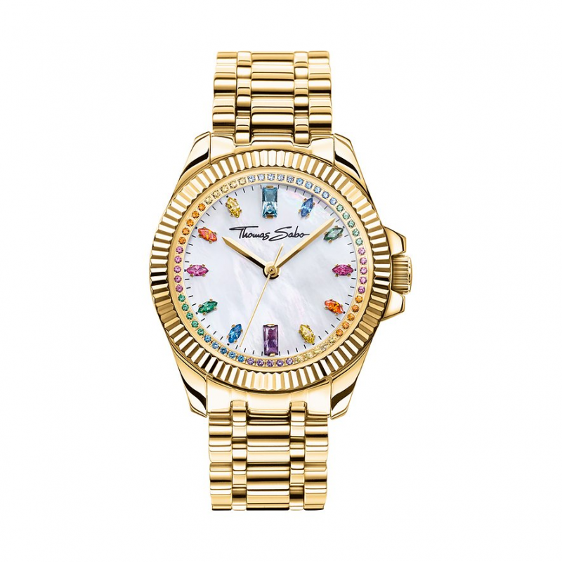 Thomas Sabo Damenuhr WA0395-264-207-33 MM Edelstahl – Bild 1 von 3