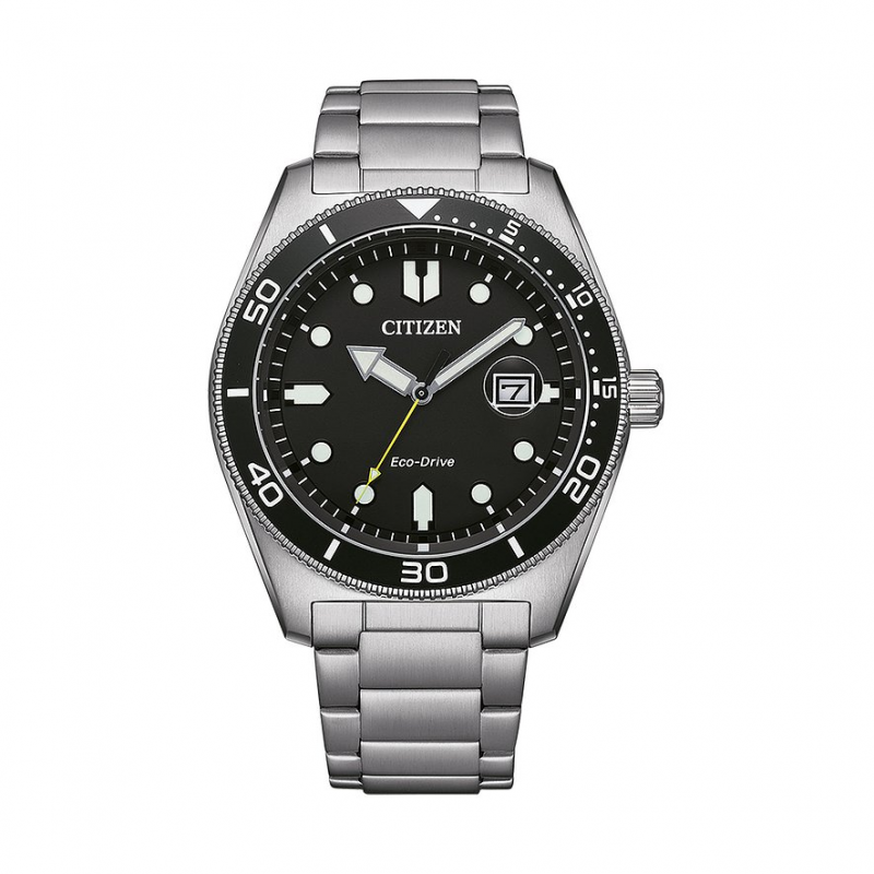 Citizen Herrenuhr Sport Eco Drive AW1760-81E Edelstahl – Bild 1 von 3