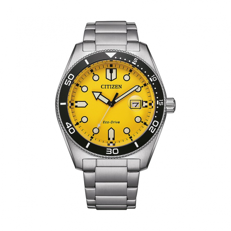 Citizen Herrenuhr Sport Eco Drive AW1760-81Z Edelstahl – Bild 1 von 3