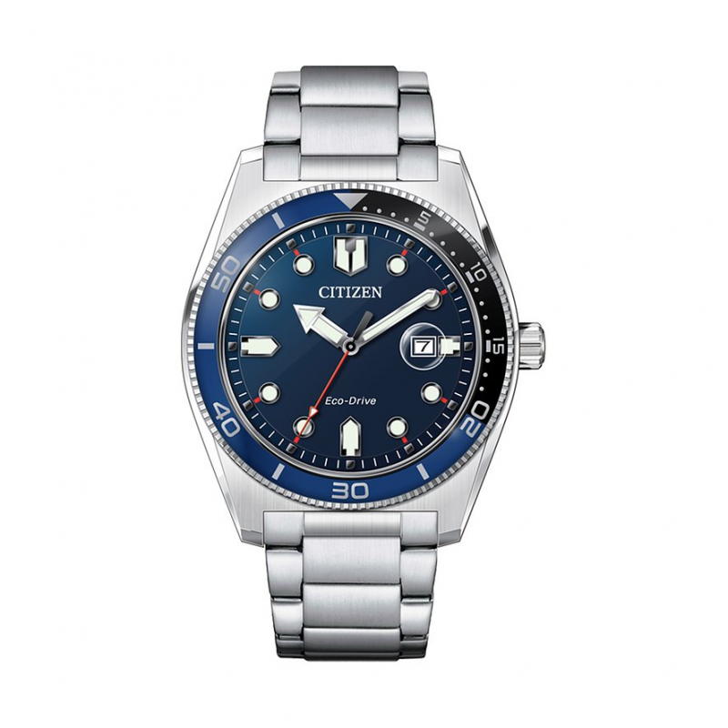 Citizen Herrenuhr Sport Eco Drive AW1761-89L Edelstahl – Bild 1 von 3