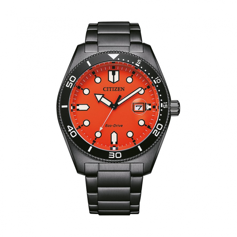 Citizen Herrenuhr Sport Eco Drive AW1765-88X Edelstahl – Bild 1 von 3