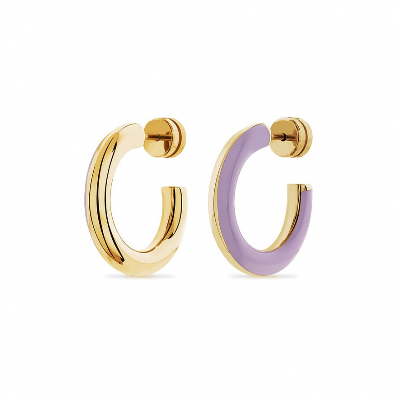 Guido Maria Kretschmer Creolen 88722647 Edelstahl, Emaille – Bild 1 von 3