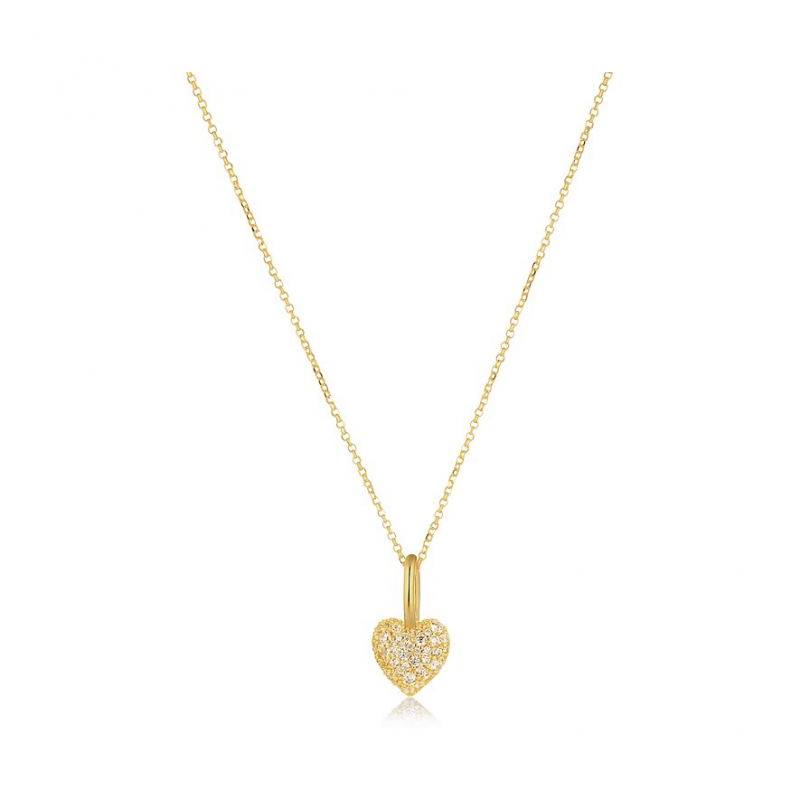 Sif Jakobs Jewellery Kette SJ-P72356-CZ-YG 925er Silber – Bild 1 von 2