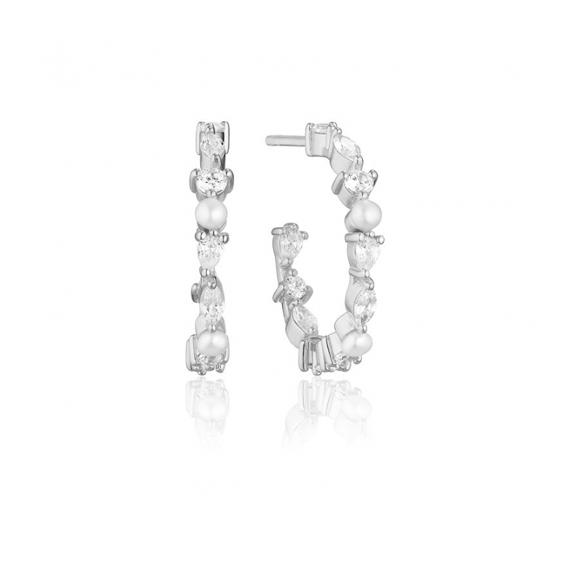 Sif Jakobs Jewellery Creolen SJ-E12235-PCZ 925er Silber