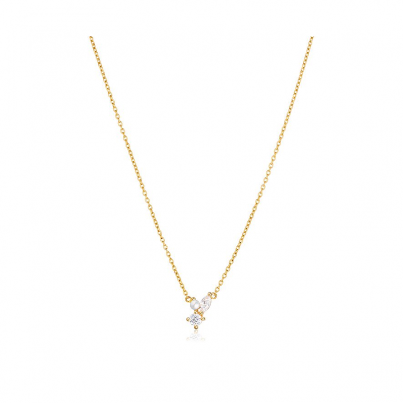 Sif Jakobs Jewellery Kette SJ-N12250-PCZ-YG 925er Silber