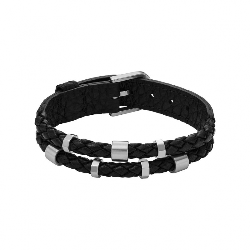 Fossil Armband JEWELRY JF04473040 Leder, Edelstahl – Bild 1 von 3