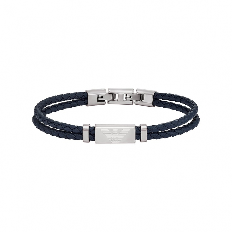 Emporio Armani Armband EGS2995040 Leder, Edelstahl – Bild 1 von 2