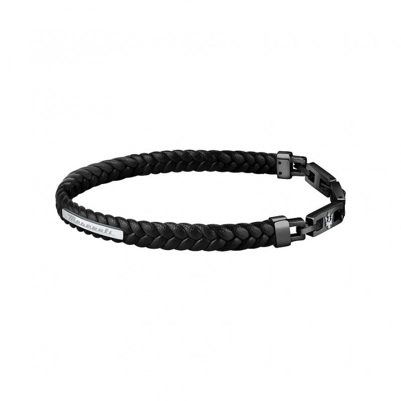 Maserati Armband JM222AVE02 Edelstahl, Leder, recycelt – Bild 1 von 3
