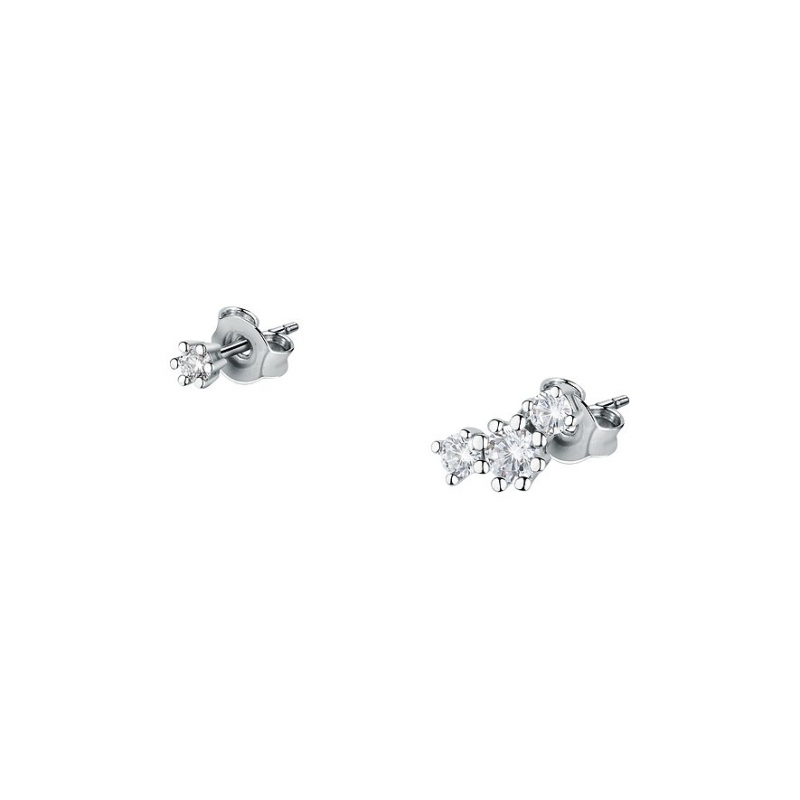 Live Diamond Ohrstecker LDW025105 375er Weißgold, recycelt – Bild 1 von 3