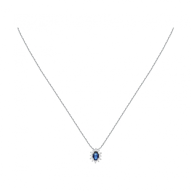 Live Diamond Kette LDW050156 375er Weißgold, recycelt – Bild 1 von 3