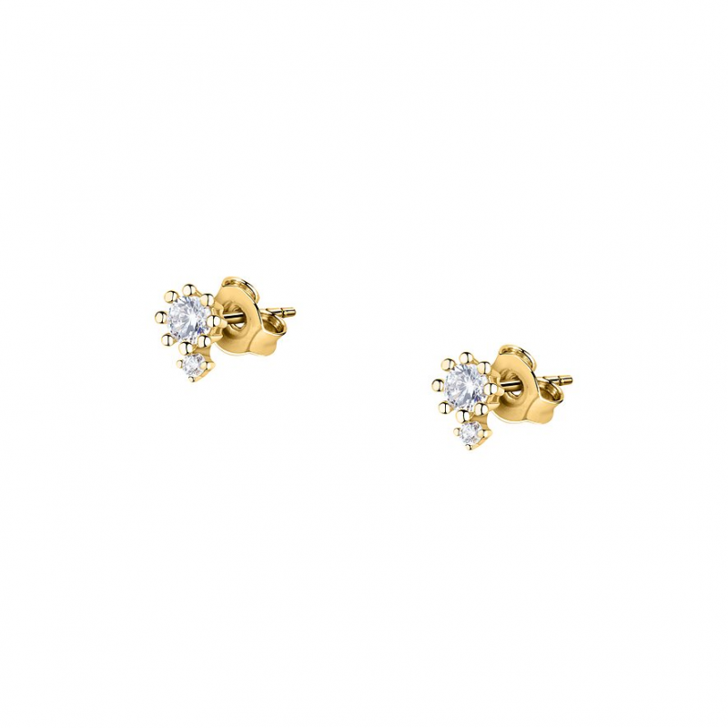 Live Diamond Ohrstecker LDY023120 375er Gelbgold, recycelt – Bild 1 von 3