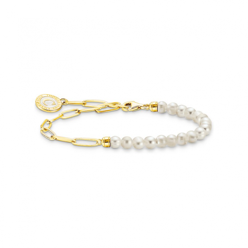 Thomas Sabo Armband Carrier A2129-430-14-L17V 925er Silber, Emaille