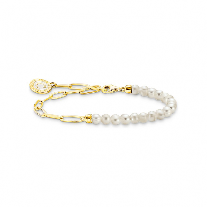 Thomas Sabo Armband Carrier A2129-430-14-L19V 925er Silber, Emaille – Bild 1 von 3