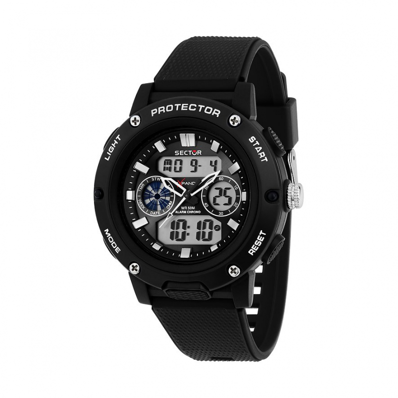 Sector Herrenuhr Ex-44 R3251292001 Kunststoff, Kunststoff – Bild 1 von 3