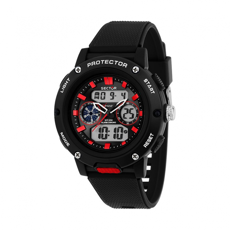 Sector Herrenuhr Ex-44 R3251292002 Kunststoff, Kunststoff – Bild 1 von 3