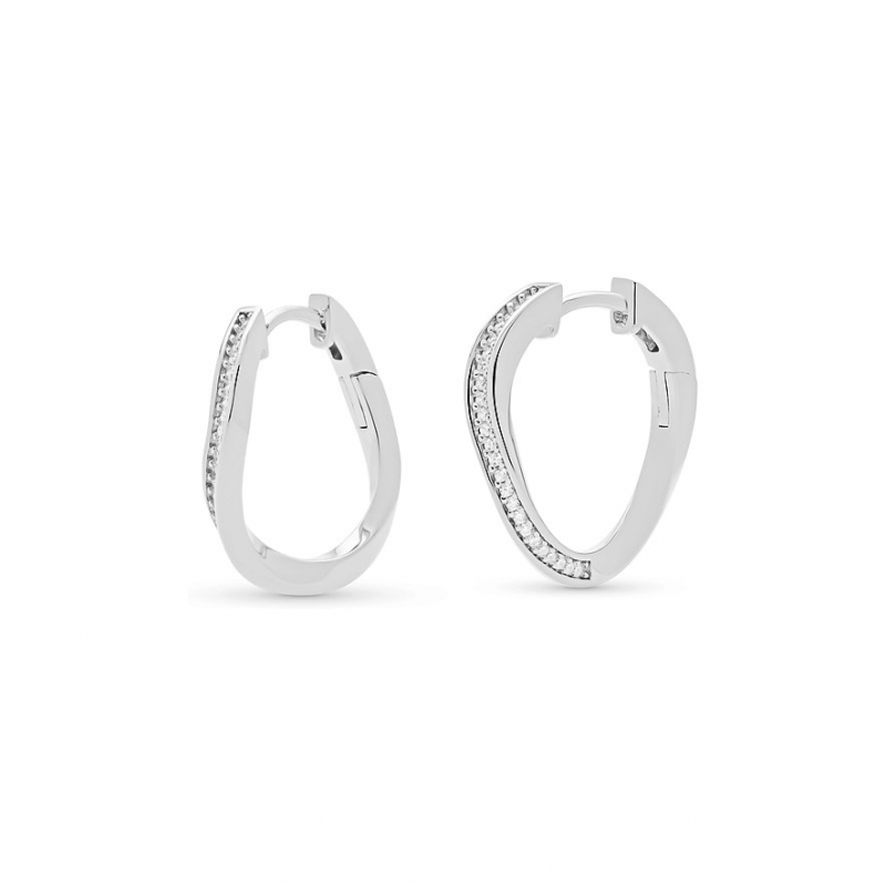 JETTE Creolen TWISTED SUN 88853792 925er Silber – Bild 1 von 3