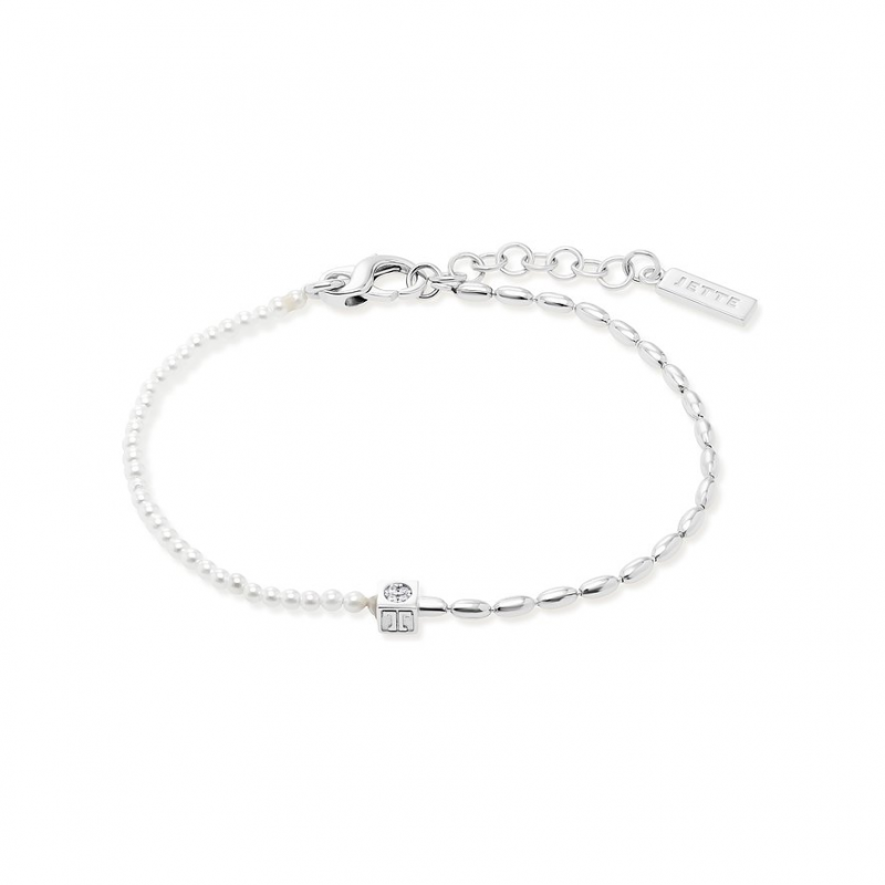 JETTE Armband NUGGET PEARL 88854594 925er Silber – Bild 1 von 3