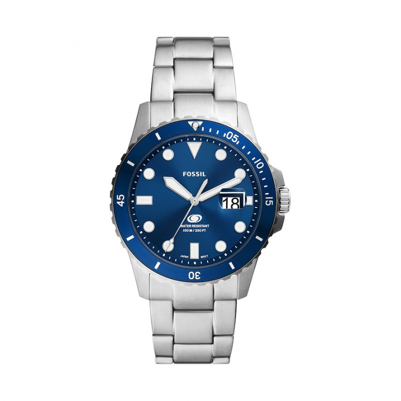 Fossil Herrenuhr FOSSIL BLUE DIVE FS6029 Edelstahl – Bild 1 von 3