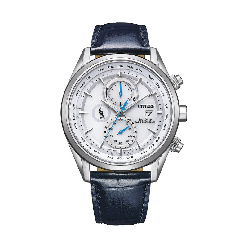 Citizen Chronograph Funkuhr AT8260-18A Edelstahl, Edelstahl