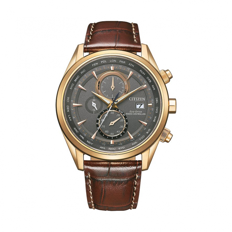 Citizen Chronograph Funkuhr AT8263-10H Edelstahl, Edelstahl