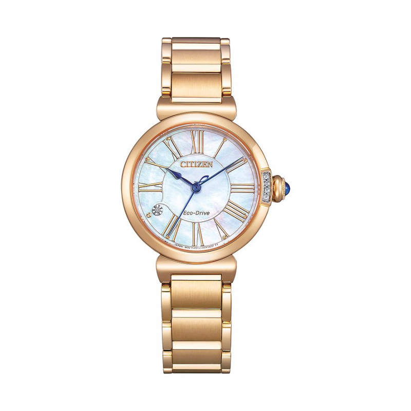 Citizen Damenuhr Elegant EM1063-89D Edelstahl, Edelstahl