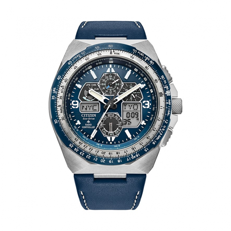 Citizen Herrenuhr Funkuhr JY8148-08L Edelstahl, Edelstahl