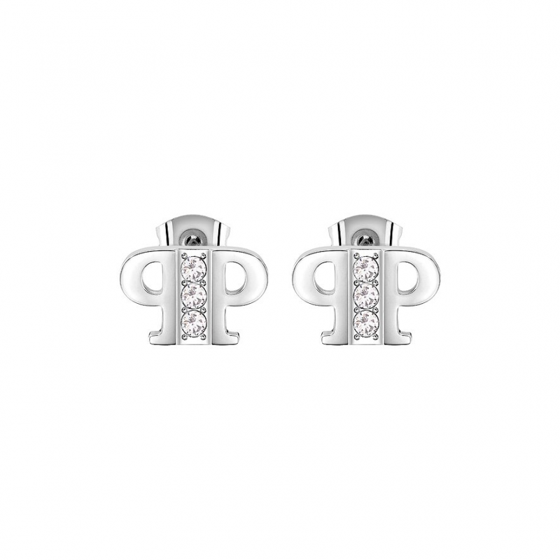 Philipp Plein Ohrstecker PJ4EA02EU Edelstahl, recycelt – Bild 1 von 3
