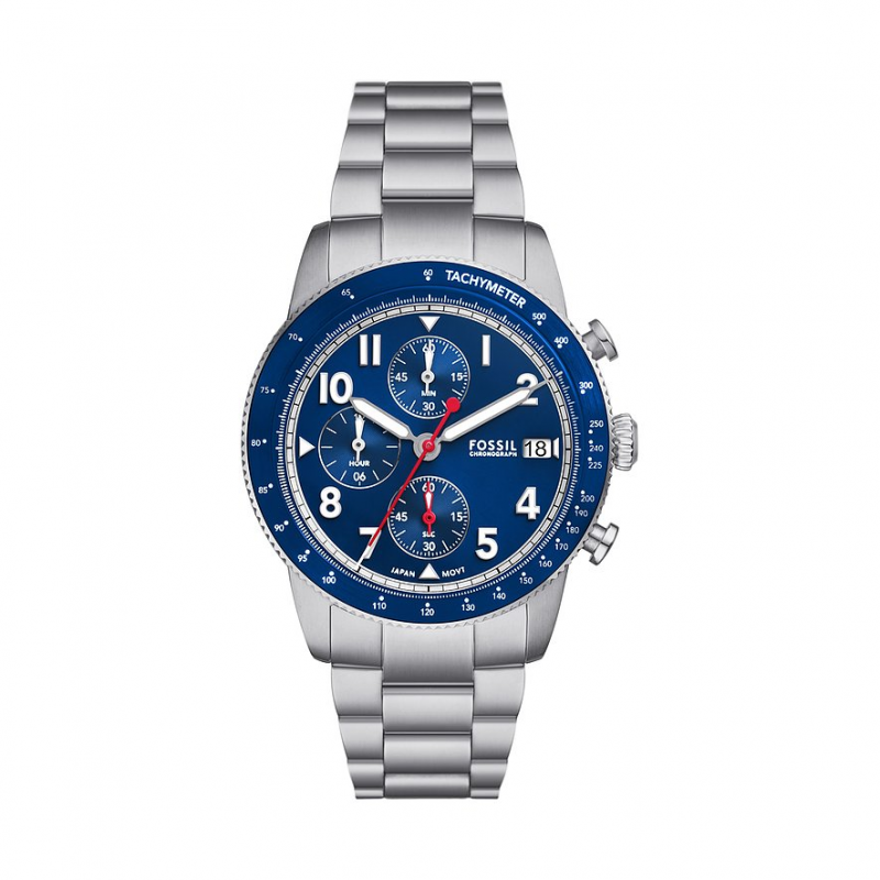 Fossil Chronograph SPORT TOURER FS6047 Edelstahl – Bild 1 von 3